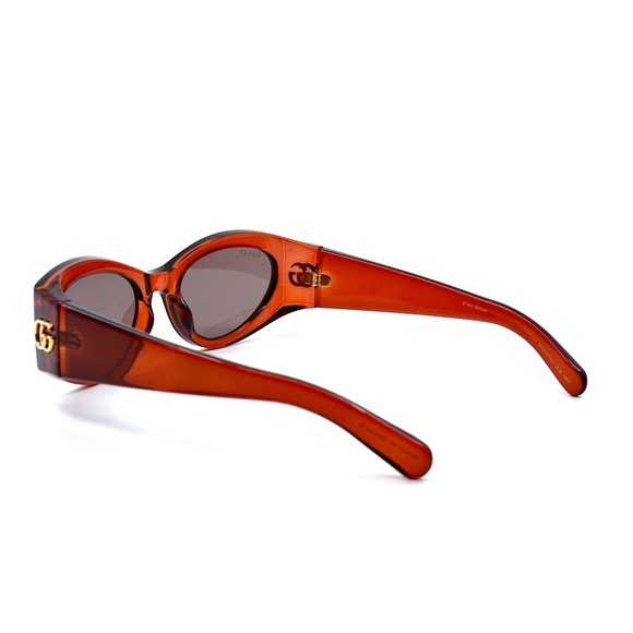GUCCI GG1401S 003 BURGUNDY BROWN WOMEN'S AUTHENTIC SUNGLASSES - Picture 4 of 10